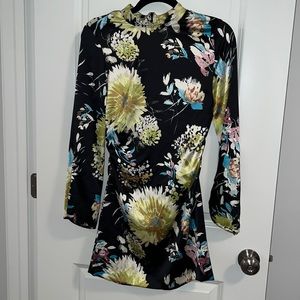 NWT Zara Satin Effect Mini Dress XS